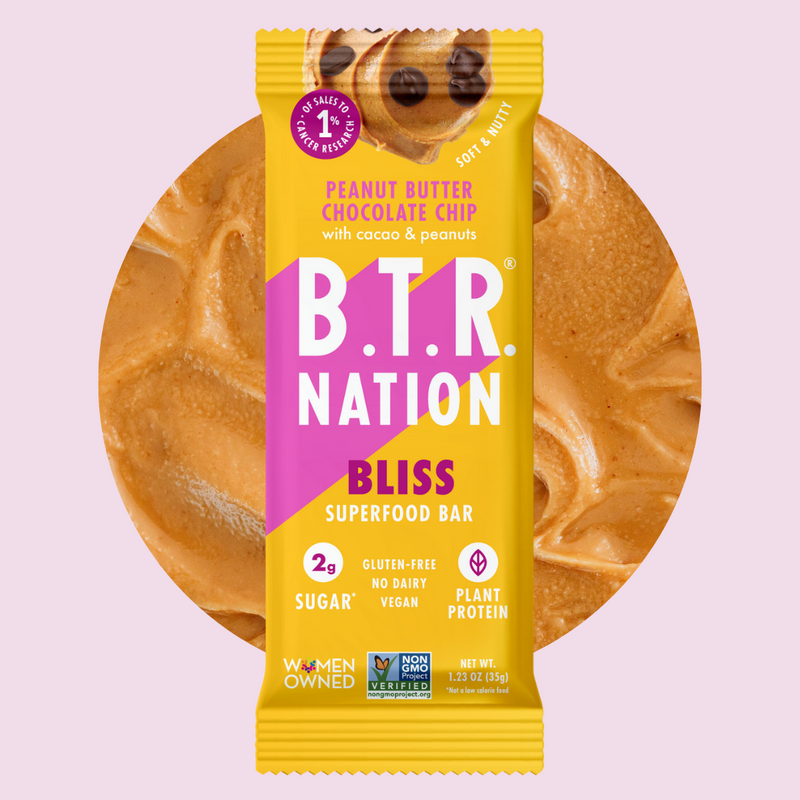 Peanut Butter Chocolate Chip Sampler (4 Count) by B.T.R. Bar