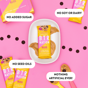 Peanut Butter Chocolate Chip BLISS (12 Count) 🥜 by B.T.R. Bar
