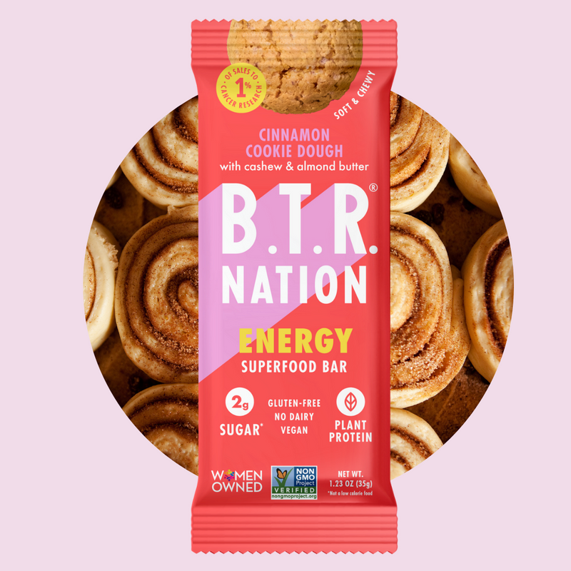 Cinnamon Cookie Dough Sampler (4 Count) by B.T.R. Bar