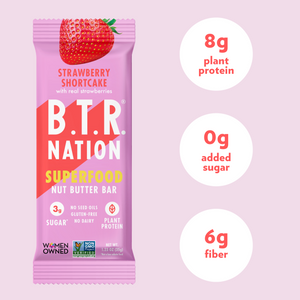Strawberry Shortcake Superfood Bar (12 Count ) 🍓🍰 by B.T.R. Bar