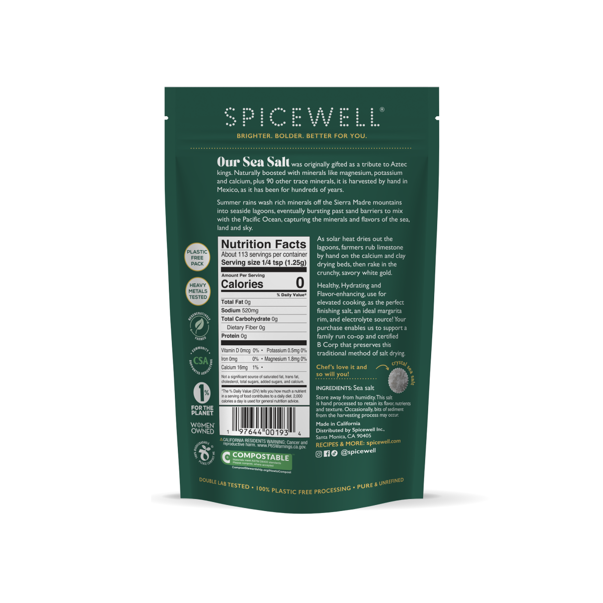 Sea Salt Pouch | Spicewell | Spicewell