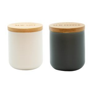 Spicewell - Product - New Salt And New Pepper Ceramic Pinch Pots