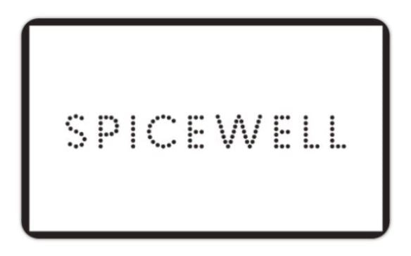 Spicewell Roll Labels (Black and White)