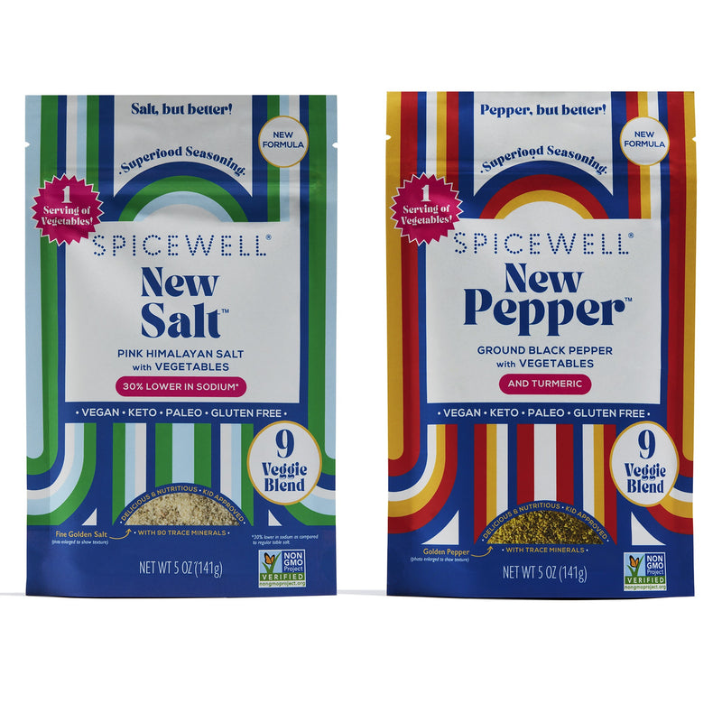 Superfood Salt & Pepper Pouch Duo: New Salt and New Pepper pouches