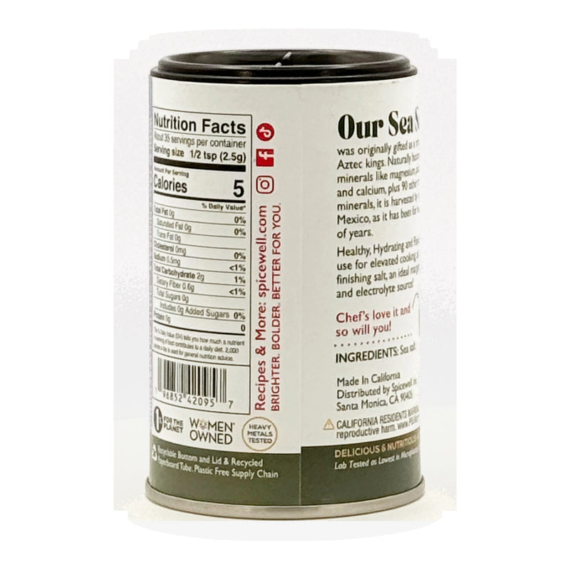 Sea Salt Mini Shaker, nutrition facts