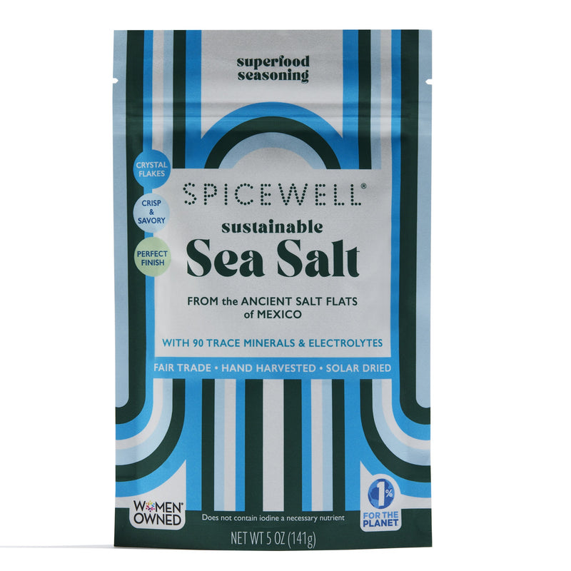 Sustainable Sea Salt Pouch, front