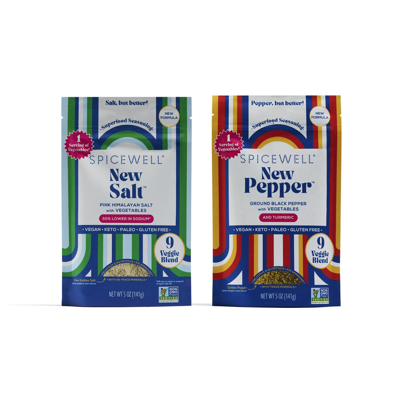 Superfood Salt & Pepper Pouch Duo: New Salt and New Pepper pouches