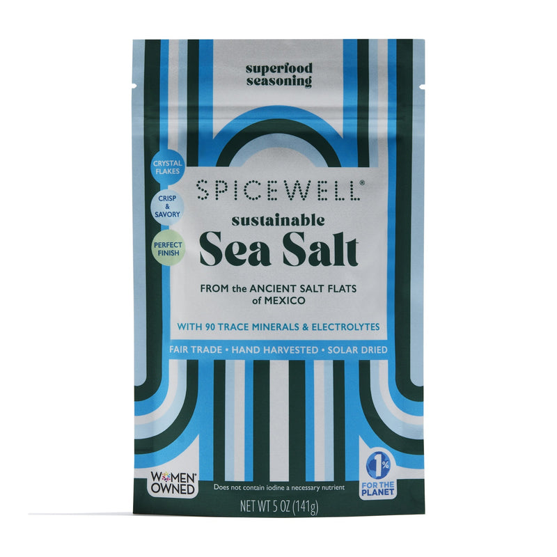 Sustainable Sea Salt Pouch, front
