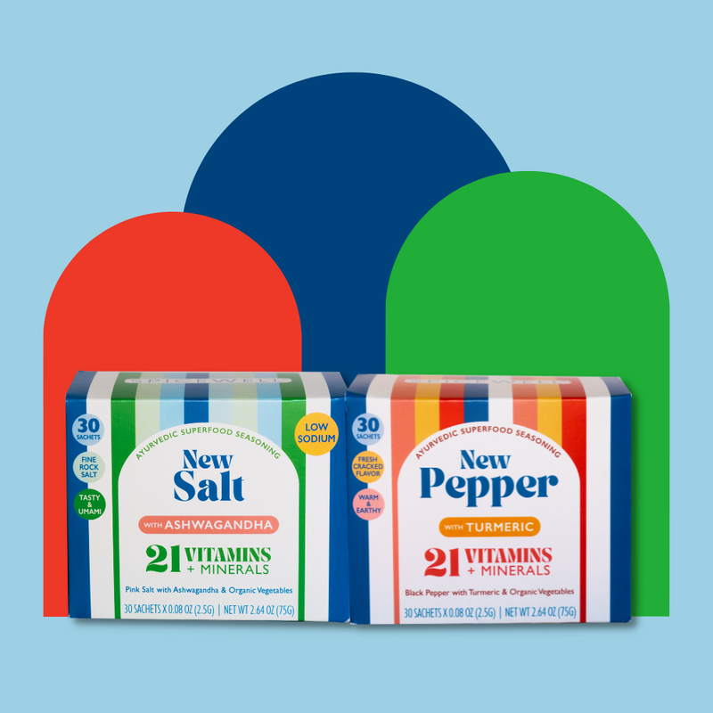 Spicewell - Product - New Salt And New Pepper - 30 Individual Sachets Box - Lifestyle