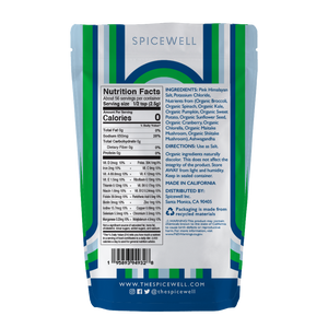 Spicewell - Product - New Salt Pouch - Back With Nutritional Information