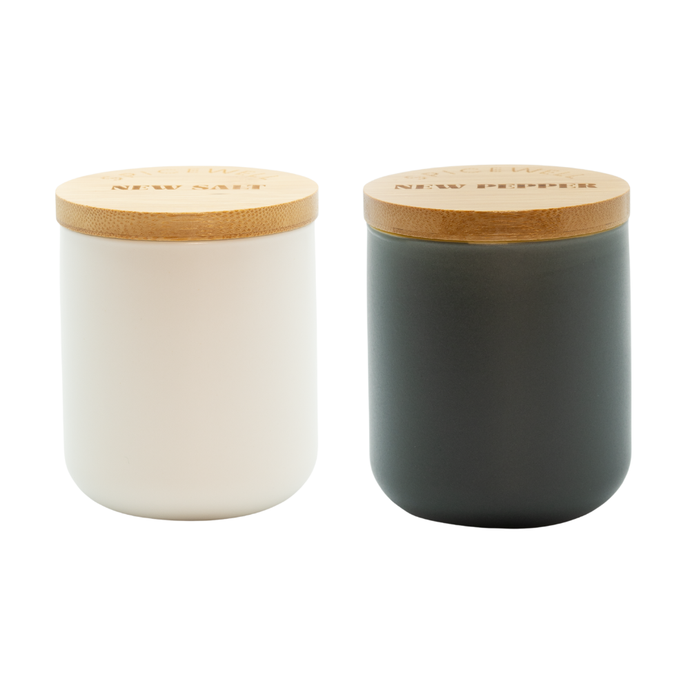 Salt & Pepper Cellars + Scoops