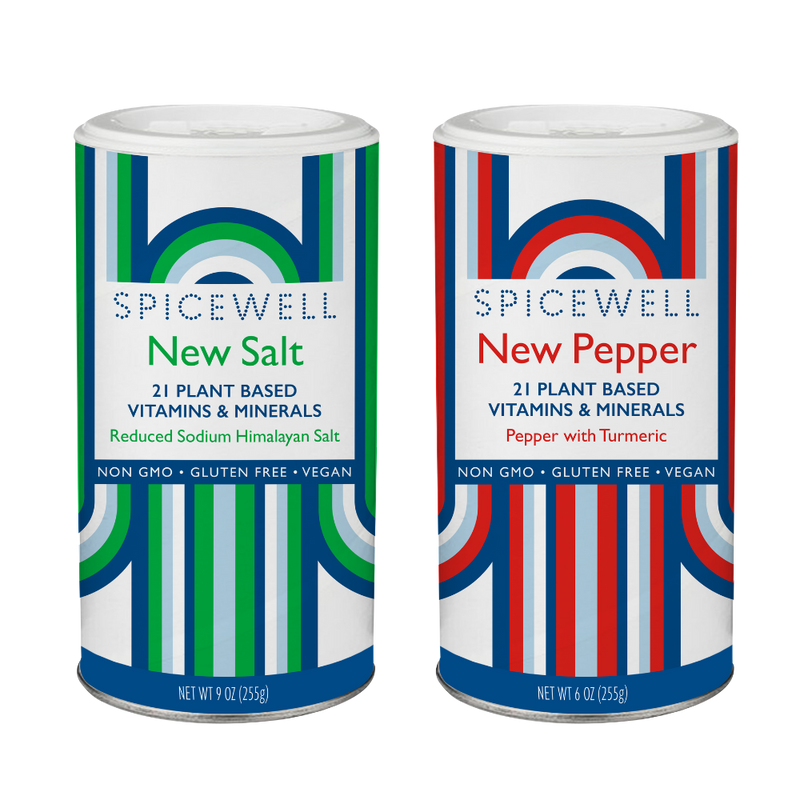 Spicewell - Product - New Salt And New Pepper Shaker